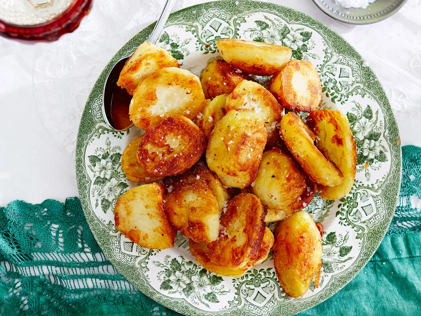Perfect golden and crispy roast potatoes