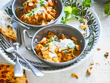 Roasted eggplant curry