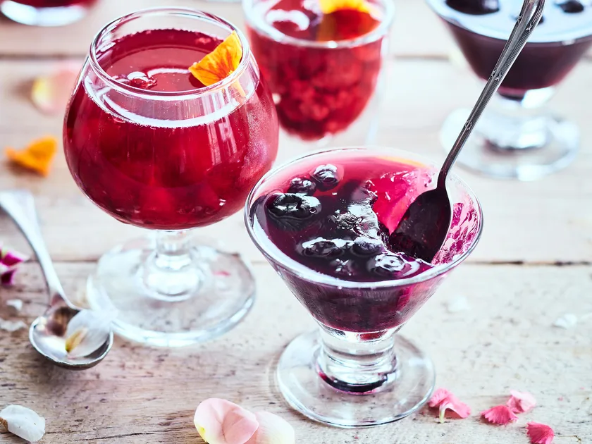 Easy raspberry, blueberry and cherry jewel jellies