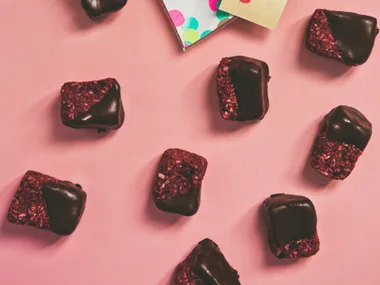 No-bake cherry coconut bars (gluten-free and dairy-free)