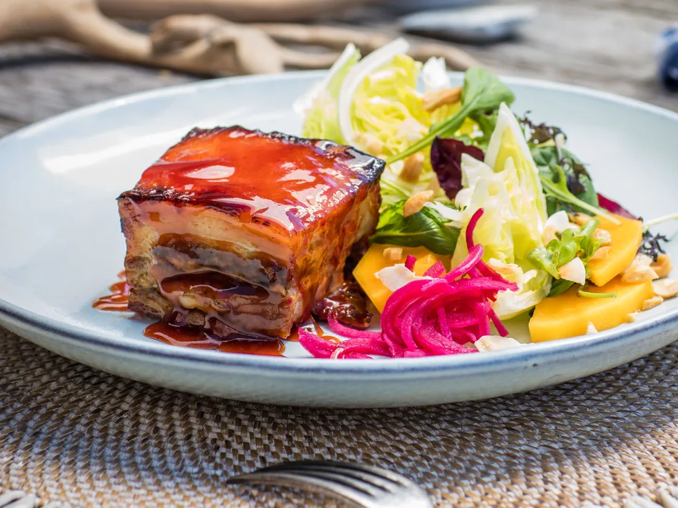Ginger-beer pork belly