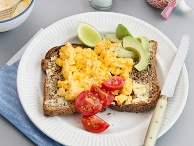 Perfect microwave scrambled eggs