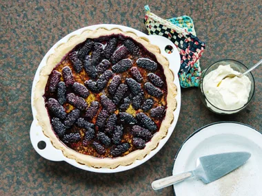 Berry bramble pie