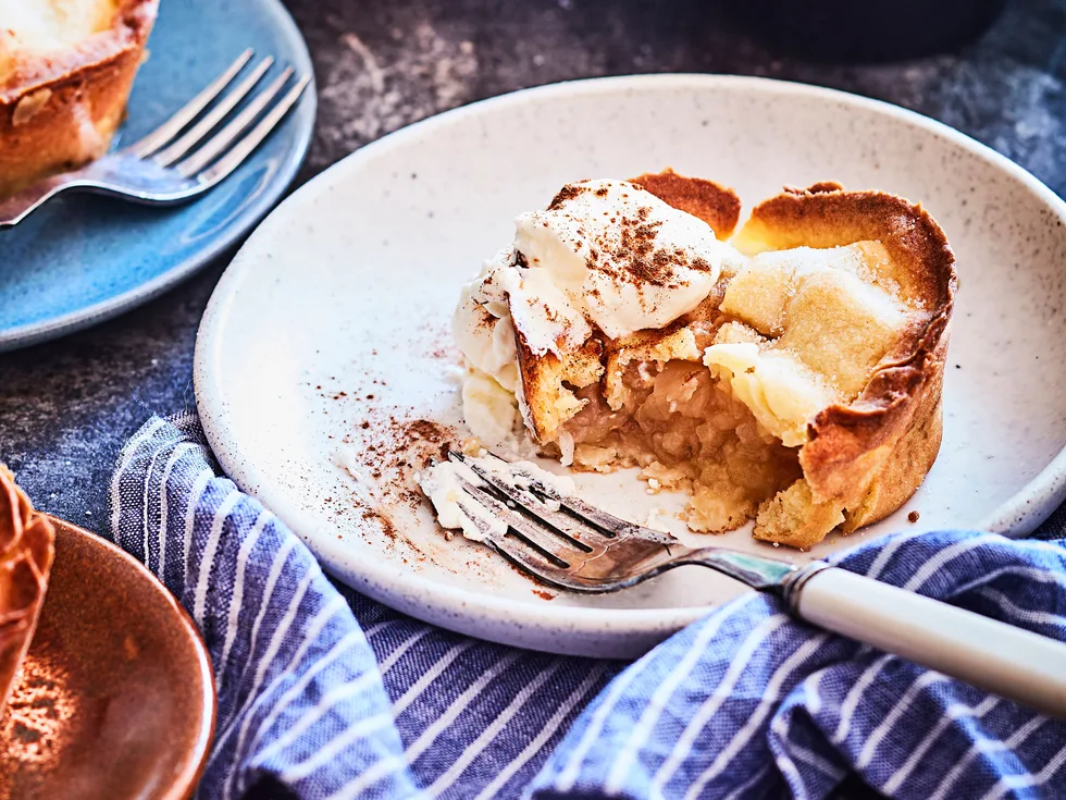 Individual apple pies