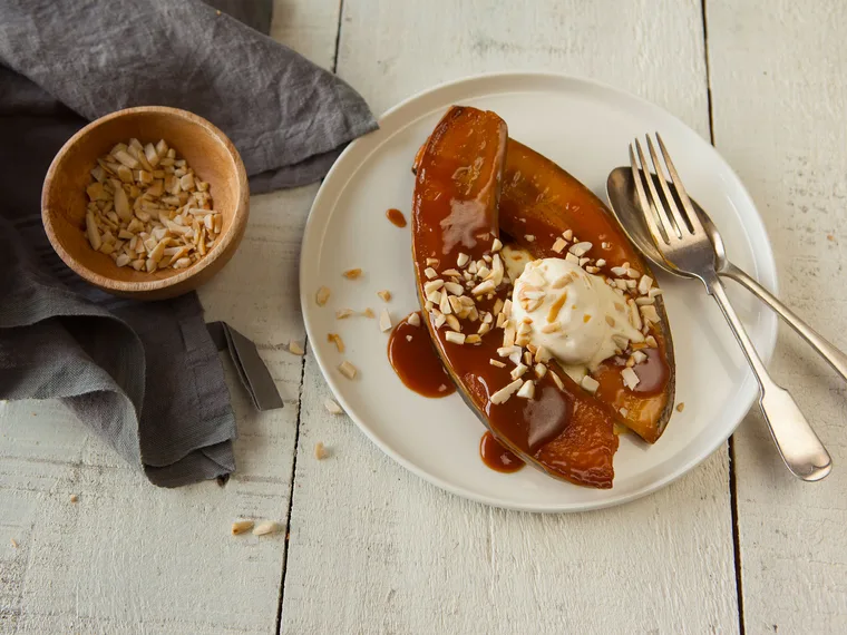 Caribbean banana splits