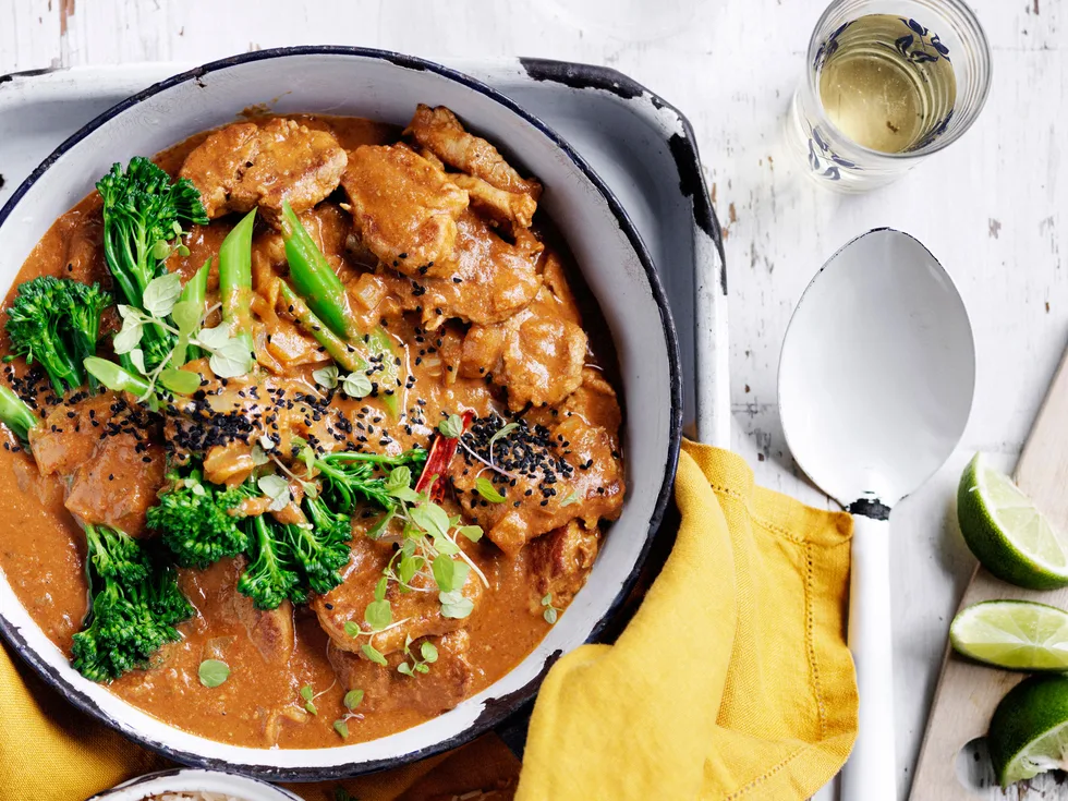 Piri piri coconut pork curry