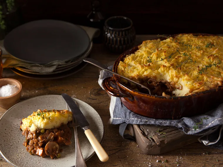 Vegetable shepherd&rsquo;s pie