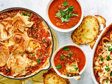 Bolognese pan pie