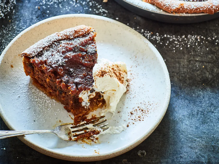 Spiced pumpkin pie