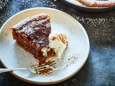 Spiced pumpkin pie