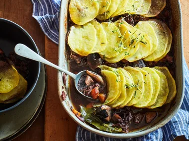 Beef mince bourguignon