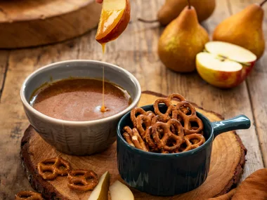 Salted caramel fondue
