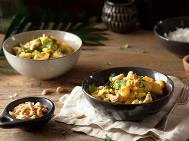 Coconut turmeric fish curry