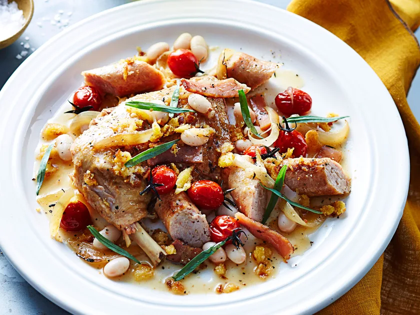 Chicken cassoulet
