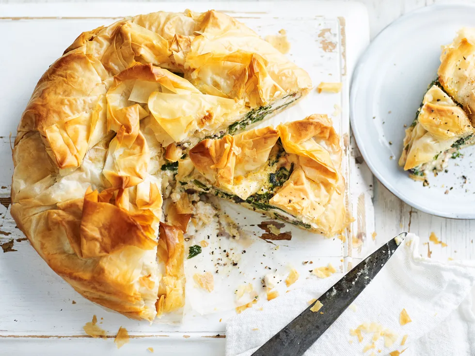 Spinach and feta pie