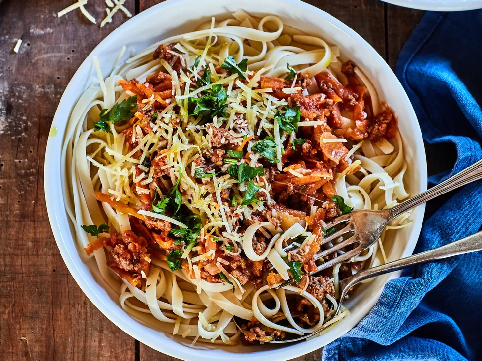 Beefed up bolognese