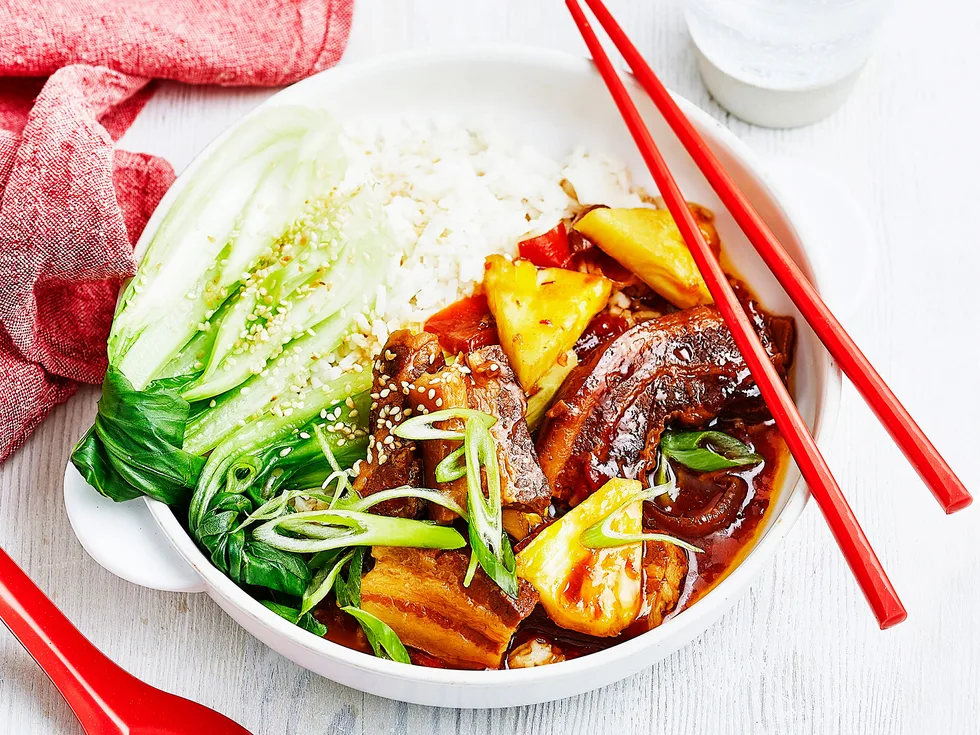 Sweet and sour slow-cooker pork