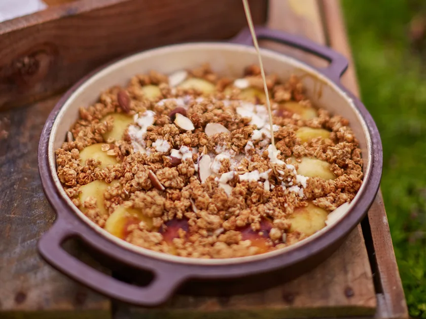 Maple apple crisp