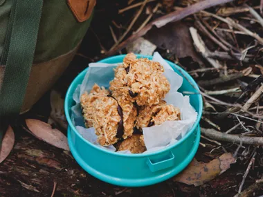Peanut-butter biscuit sandwiches