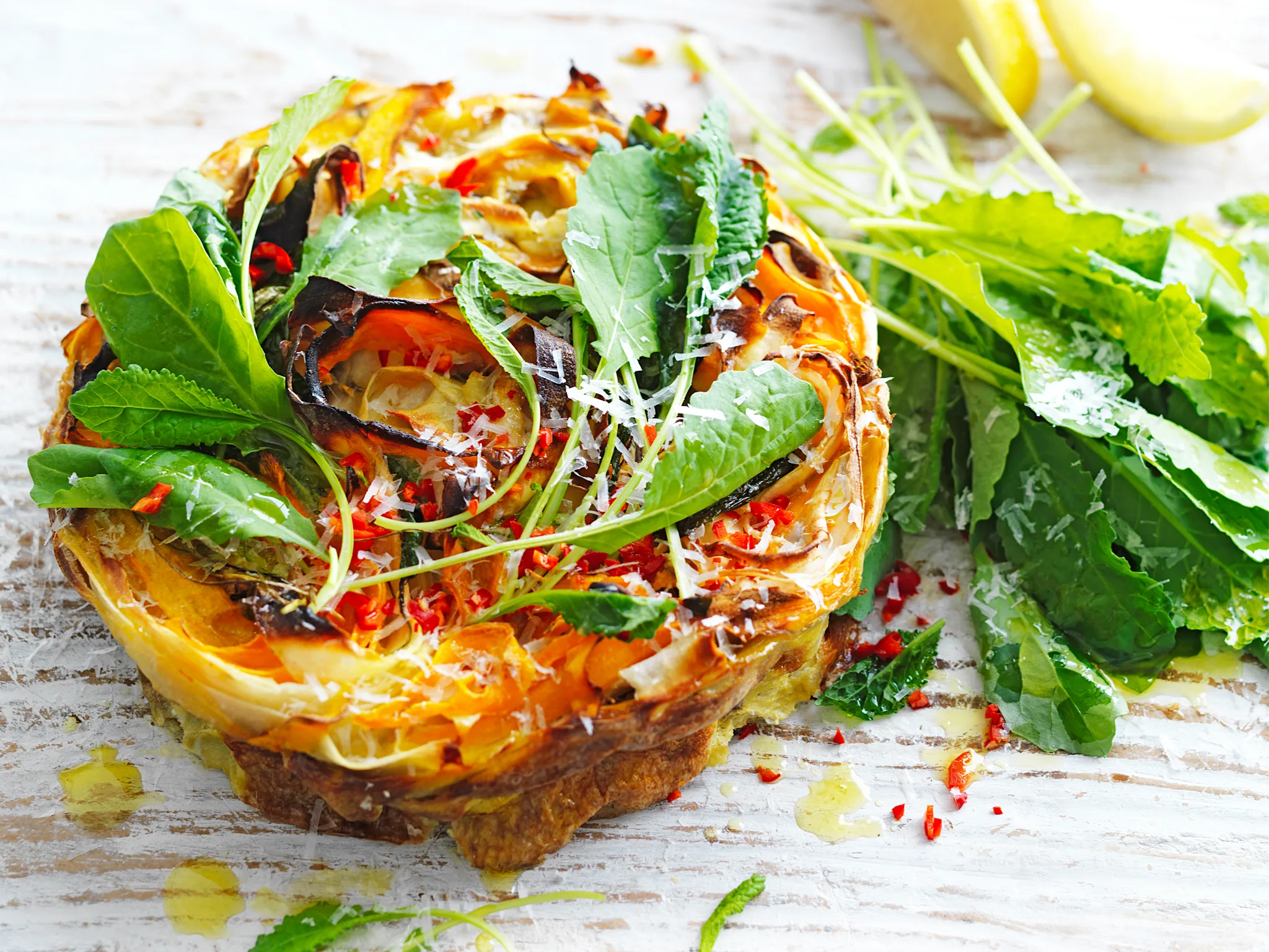 Roast vegetable frittata