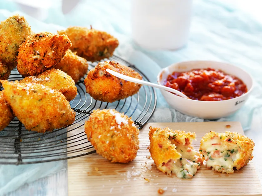 Ham and cheese croquettes