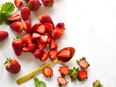 In season with Food magazine: strawberries