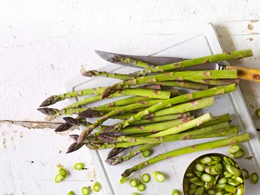 In season with Food magazine: asparagus