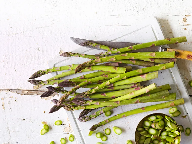 In season with Food magazine: asparagus