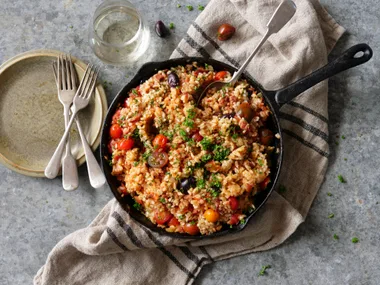 Sausage and Tomato Risotto