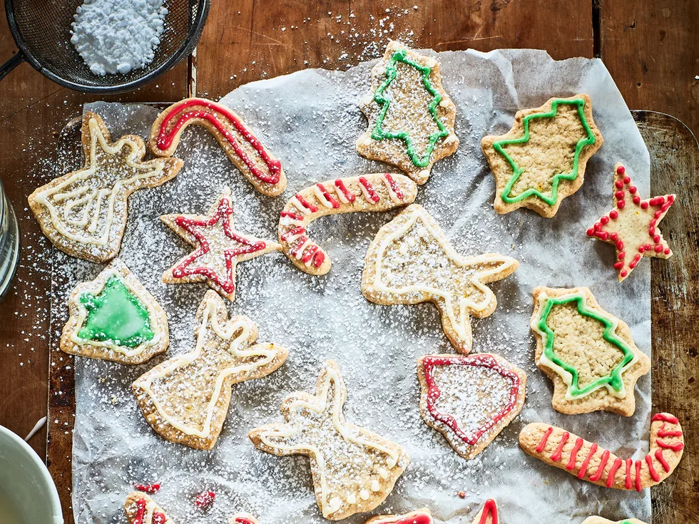 Festive spiced biscuits