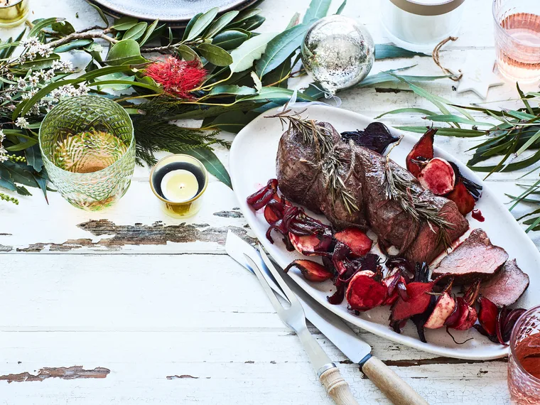 Rosemary roast beef fillet