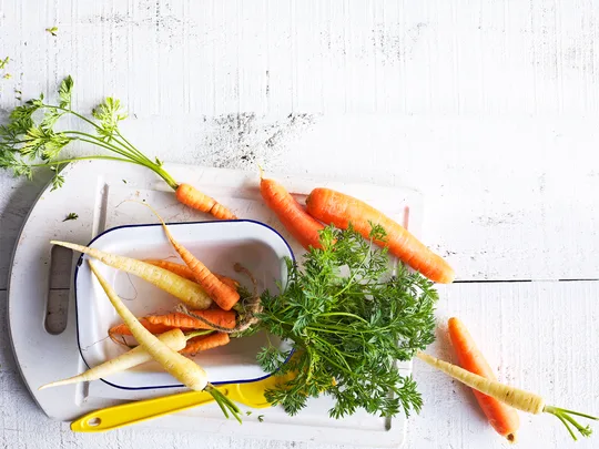 In season with Food magazine: carrots