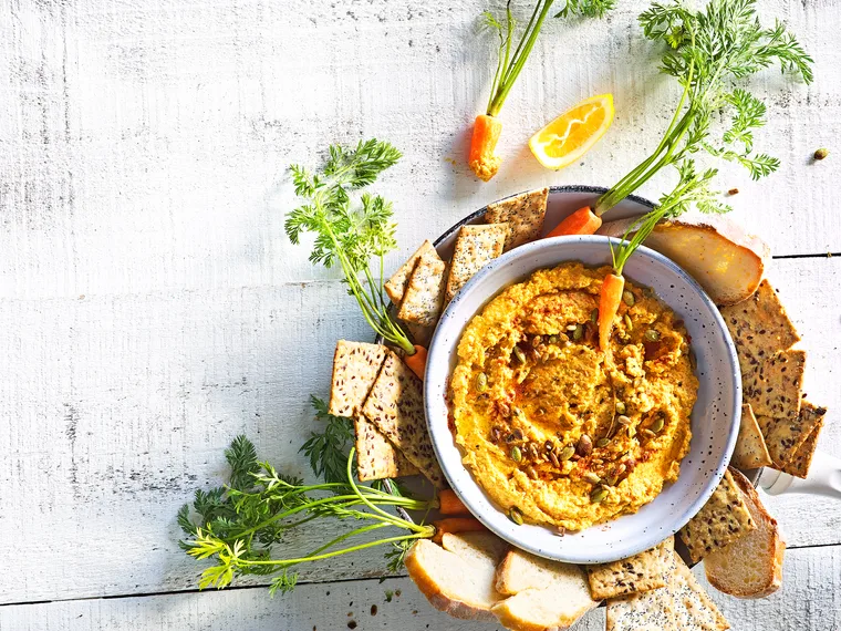 Roasted carrot hummus