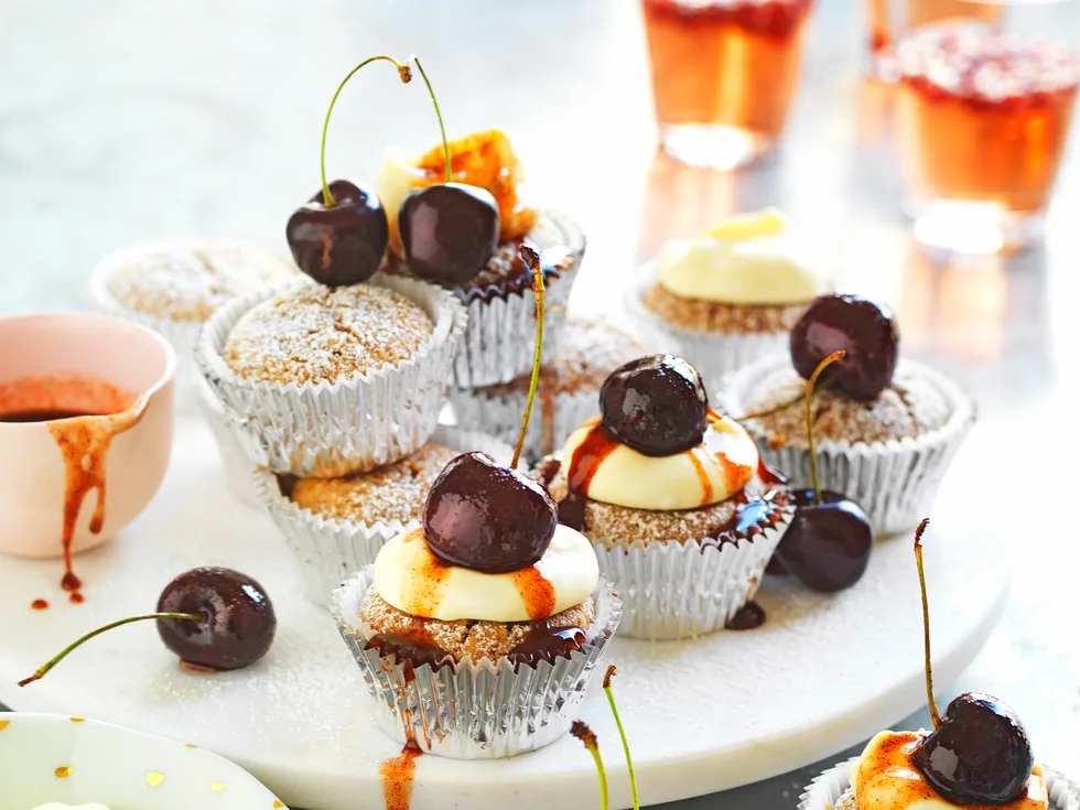 Christmas fruit and spice friands