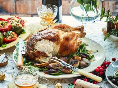 Nici's festive tarragon butter roast chicken