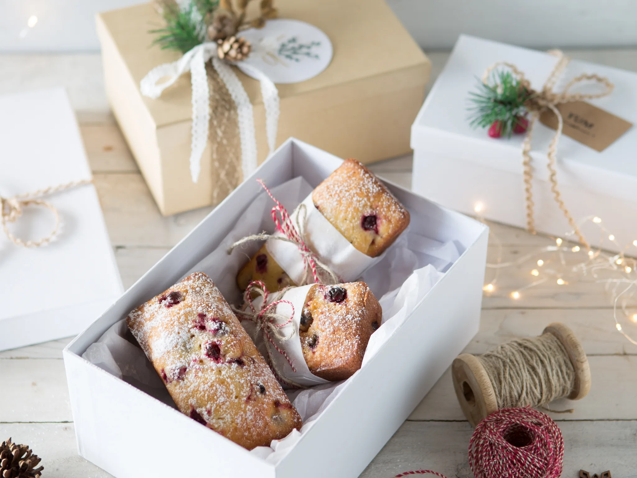 Cranberry orange mini loaves