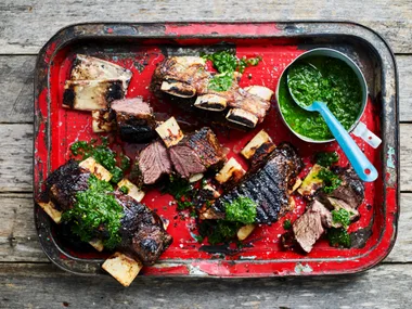 Beef Short Ribs with Chimichurri