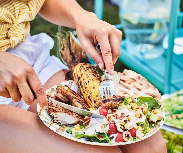 Orange and cumin marinated grilled chicken