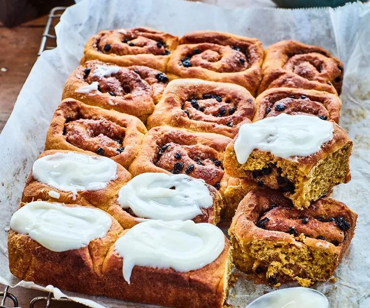 Pumpkin and orange buns