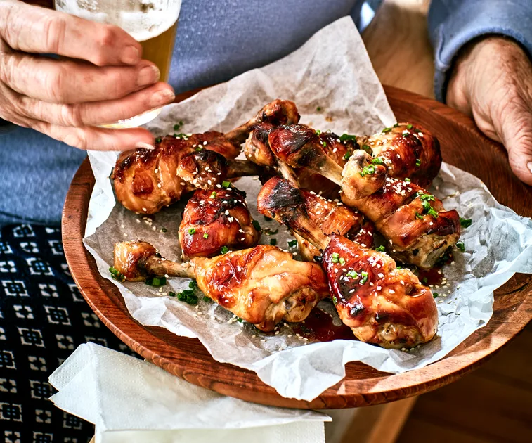 Nici Wickes' teriyaki chicken drumsticks