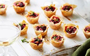Beetroot & feta tarts