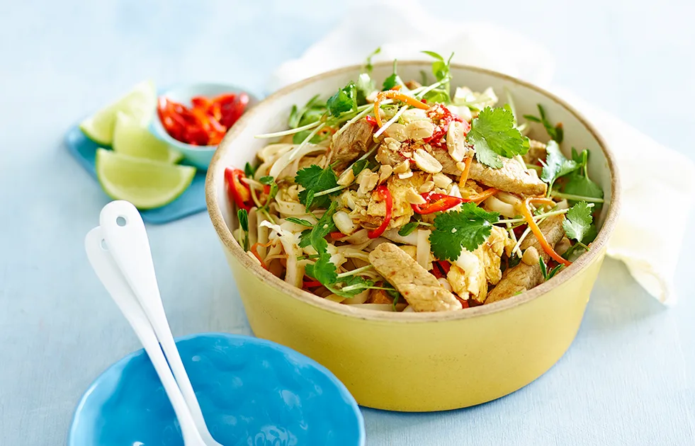 Pad Thai Pork Salad
