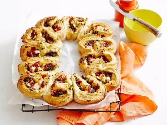 Antipasto scone scrolls