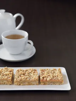 The Lily Pad Café’s caramel oaty slice