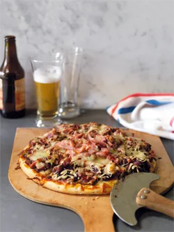 Meat lovers’ pizza