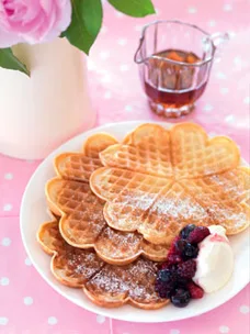 Easy homemade waffles