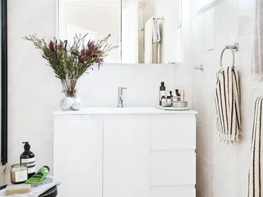 How to replace and install a bathroom vanity