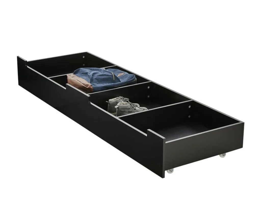 Jordan Underbed Storage Drawer in black