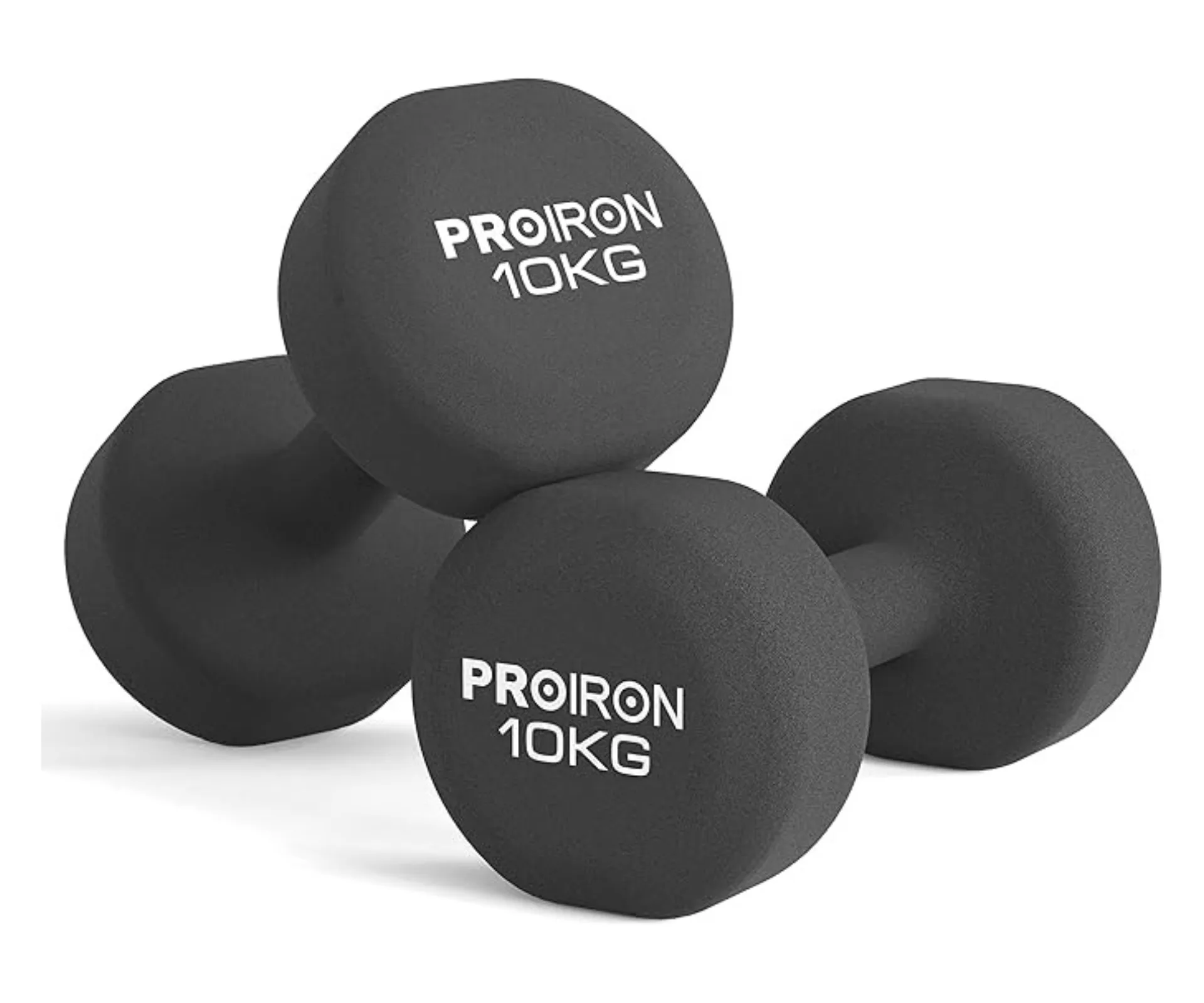 black dumbbells