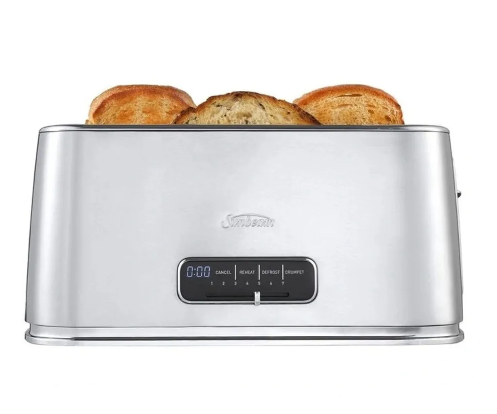 Sunbeam Arise Collection Inline 4 Slice Toaster in Silver